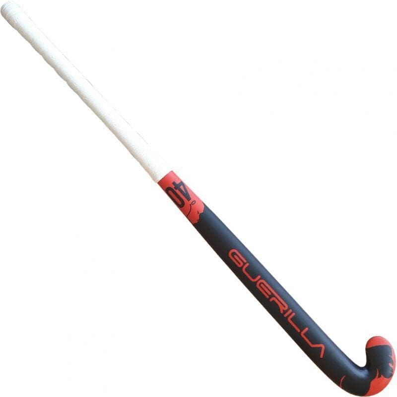 Guerilla Silverback C40 Pro Bend Hockey Stick - vermelho - 37,5 polegadas luz