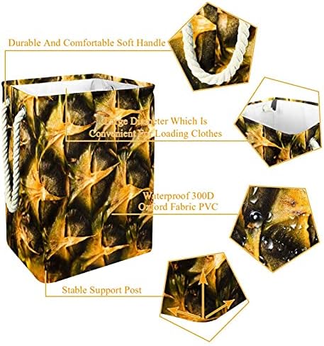 Incomer Laundry Tester Close-up Pineapple Peel Texture Texture Cestas de lavanderia Bestas de lavagem de