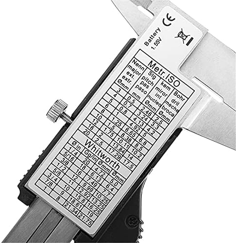 HTTJack PILIPER DIGITAL 6 polegadas 0-150 mm 0,01mm Micrômetro eletrônico de aço inoxidável Ferramentas de