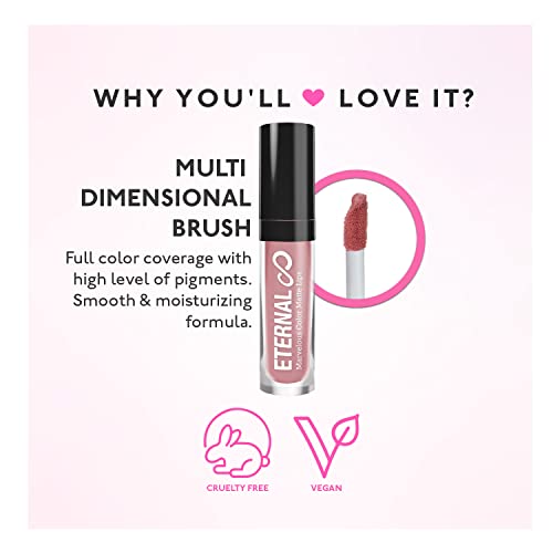 Eterno Maravilhoso Color Lábios Matte Lipstick de Velvet Nude