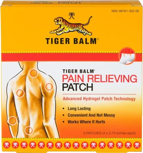 Tiger Balm Dor Allieving Patch, 5 contagem