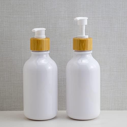 Dispensador de shampoo de chuveiro - Kimqi 10 oz Recarregável Condicionador de shampoo Garrafas de