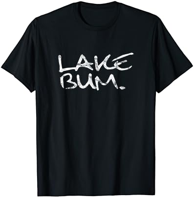 Camisas da vida do lago | Camisa do Lake Bum | Presente de camiseta de passeio de camping