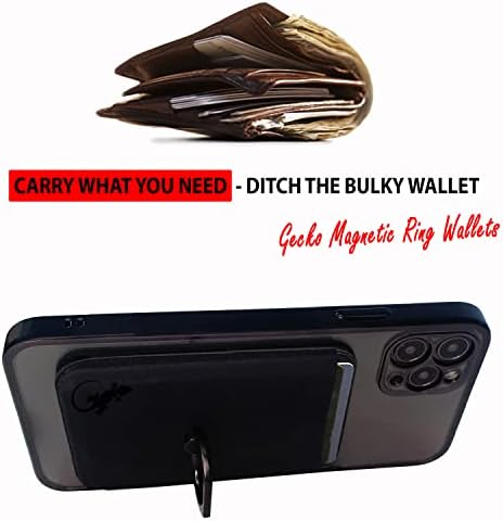 Gecko 3 em 1 carteira magnética Universal MagSafe para qualquer portador de cartão telefônico - Use com