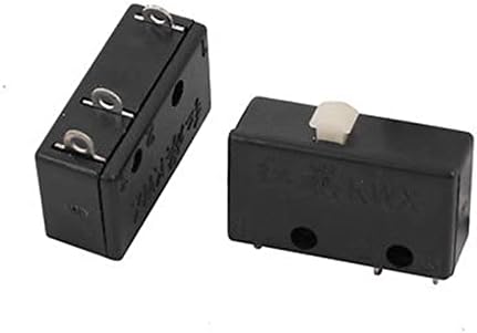 Ahafei Industrial Switches 10pcs AC250V/3A 125V/5A SPDT Momentário Micro -Switch de botão de limite