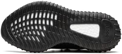 Adidas Mens Yeezy Boost 350 V2 GX3791 Mono Cinder - Tamanho 8 preto/preto/preto