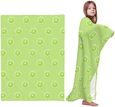 Cobertores de bebê padrão sem costura limão super macio cobertores confortáveis ​​para criança recém -nascida berçário