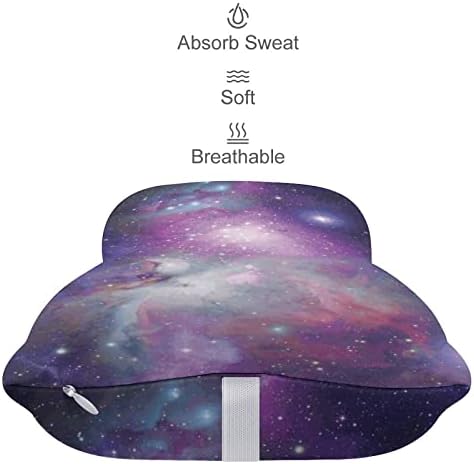 Espaço externo Galaxy Universo 2pcs Carconha travesseiro de pescoço respirável Auto Cushion Cushion Fillow