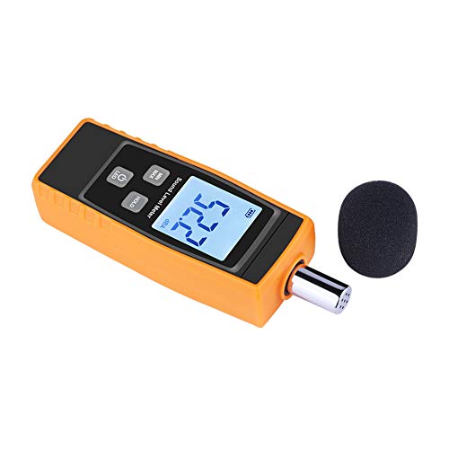 Medidor de decibel adamas-beta, medidor de nível de som digital, alcance de 30 a 130dBA, 35 a 130dBC Audio