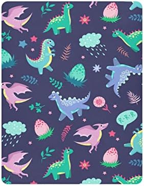 Dinossauros fofos lençóis de berço azul para meninos pacote meninas e lençóis folhas de berço respiráveis