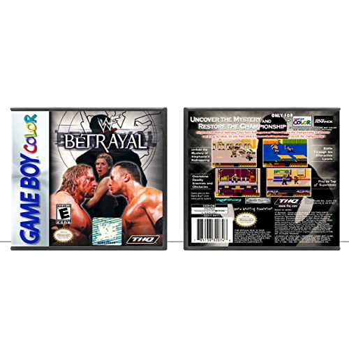 Traição WWF | Game Boy Color - Caso do jogo apenas - sem jogo
