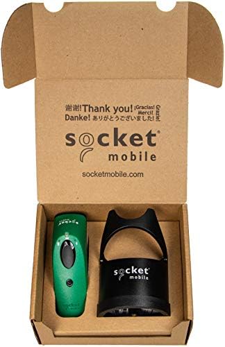 Socket Scan S700, scanner de código de barras 1D, doca verde e de carregamento