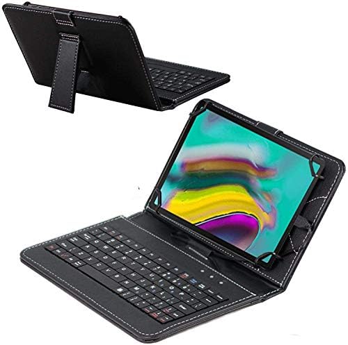 Caixa de teclado preto da Navitech compatível com o tablet Lenovo M10 10.2