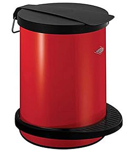 Wesco Bin 13L 111 Pedal Lix lata, サイズ: ∅26 × H34.5 cm, vermelho