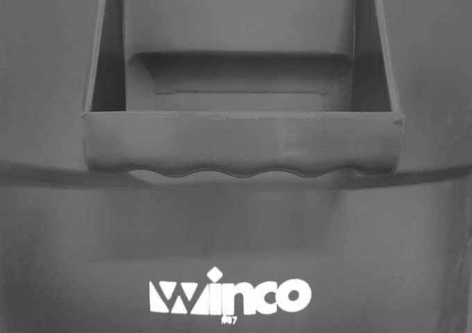 Lixo redondo Winco Ptc-20G, 20 galões, cinza