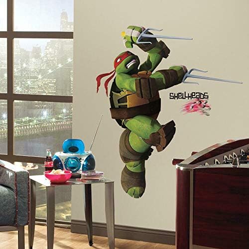 Colegas de quarto RMK2246SCS Teenage Mutant Ninja Turtles Peel e Decalques de parede