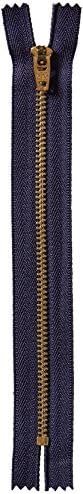 Coats & Clark F2706-013 Jean Metal Zipper, 6 , Marinha