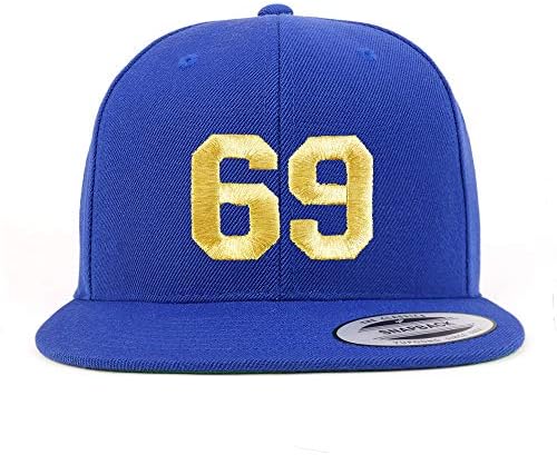Trendy Apparel Shop número 69 Gold Thread Bill Snapback Baseball Cap