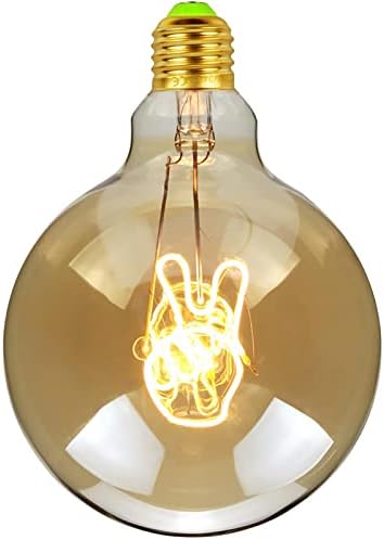 Lâmpada decorativa de lâmpada decorativa do filamento de placas, lâmpadas Edison 4W Bulbo de lâmpada