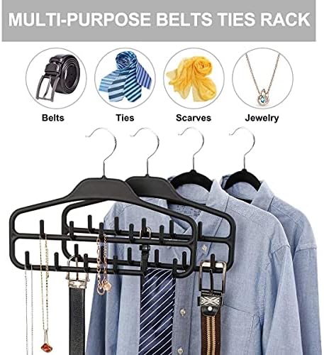 Fairyhaus Belt Hanger Organizer 2 Pack & Laundry Hampers Bestkets 2Pack