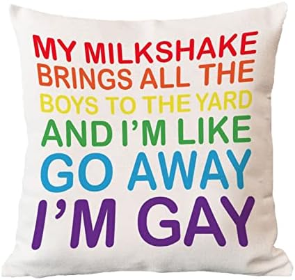Eu gosto de ir embora, eu sou a capa de travesseiro gay capa de travesseiro romântico, igualdade de gênero de
