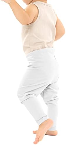 Alongamento é conforto infantil calças de leggings infantil 5 pacote | Leggings elásticos | 3 meses - 24 meses