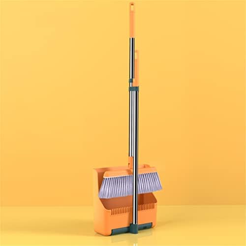 Mrxfn H Broom e Dustpan Conjunto combinado Combinação de vassoura de vassoura de vassoura de lama de lama