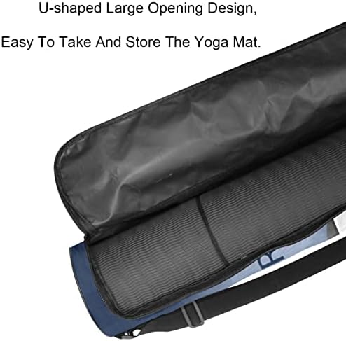 Bolsa de transportadora de tapete de ioga de futebol com alça de ombro de saco de ginástica de saco de ginástica