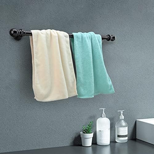 Rack de toalha de inflação, barra de toalha de 24 polegadas para montagem na parede do banheiro, haste