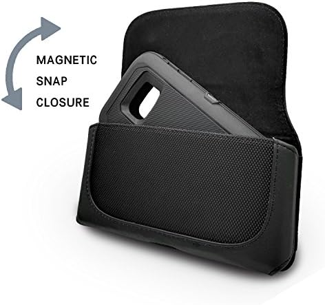 iPhone XS Max Holster, iPhone 8 Plus 7 Plus CLIP de cinto Caixa, BT Premium Leather Holster Case para Apple