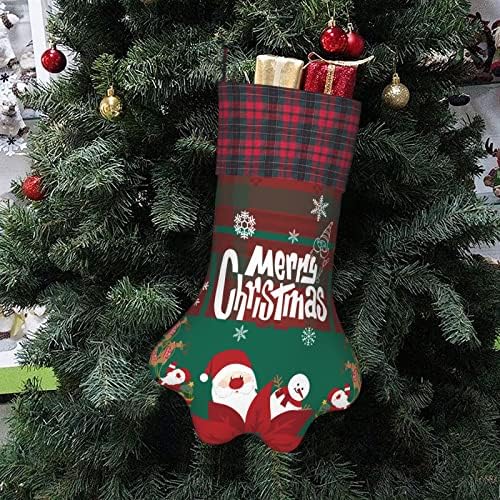 Siioliiy Christmas Pet Dog Claw Meias decorativas para desencadear a atmosfera festiva