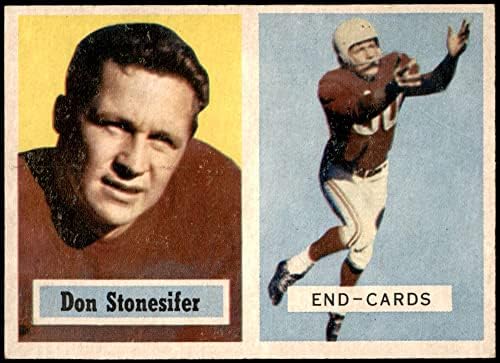 1957 Topps 38 Don Stonesifer Chicago Cardinals-Fb NM Cardinals-Fb Northwestern