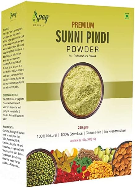 Miyuu Spag Herbals premium orgânico sunita Pindi Bath Powder 250g