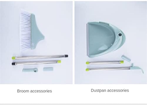 Houkai Broom and Dustpan Conjunto de borracha Dust dobrável Dobragem para pisos Produtos de escova