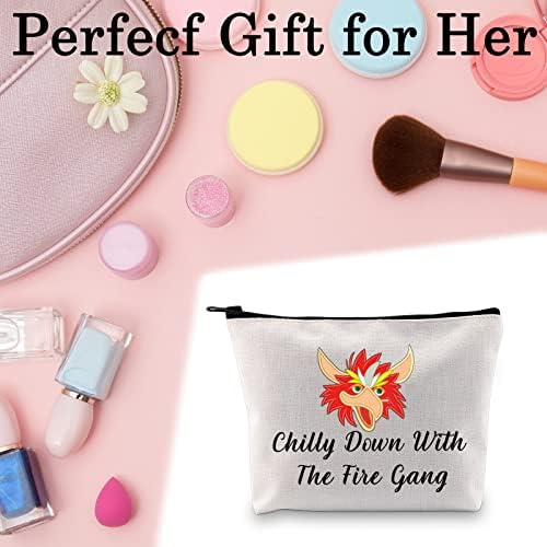 BLUPARK CHADO DO Down Makeup Bag Labyrinth Inspirou Gift Frow Down With the Fire Gang Cosmetic Bag for