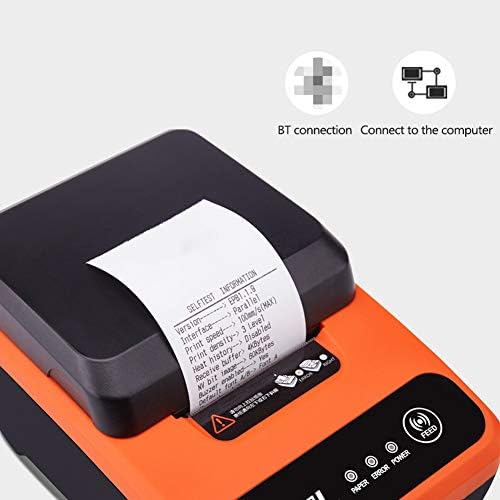 Impressora de etiqueta térmica MJWDP portátil de qualidade fina BT Código QR Adesivo