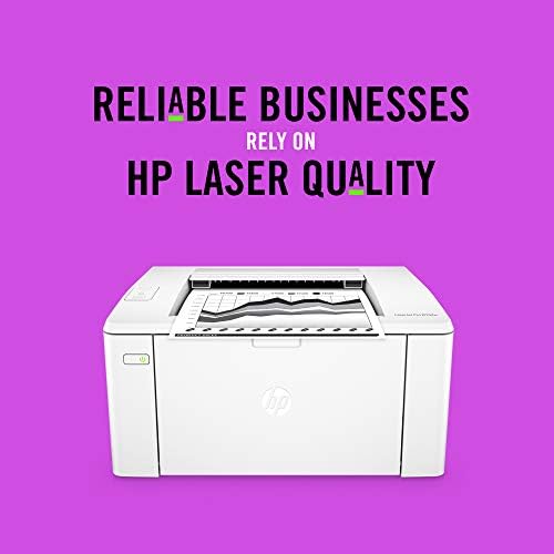 HP LaserJet Pro M102W Impressora a laser sem fio, trabalha com Alexa. Substitui a impressora a