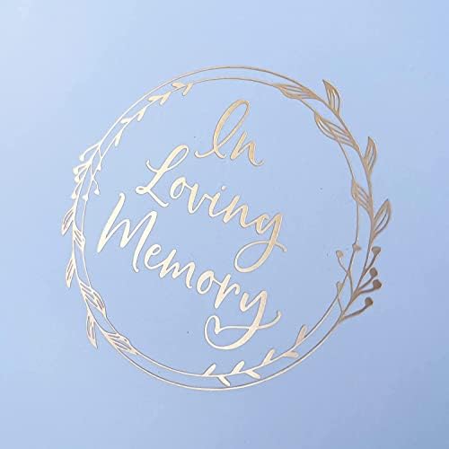 Em Memory Loving - um livro para lembrar entes queridos - ideal para funerais, condolências e lembranças