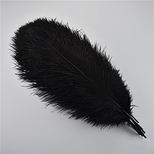 Zamihalaa 10pcs/lote 40-45cm Feathers de avestruz colorida para artesanato de penas naturais de peças