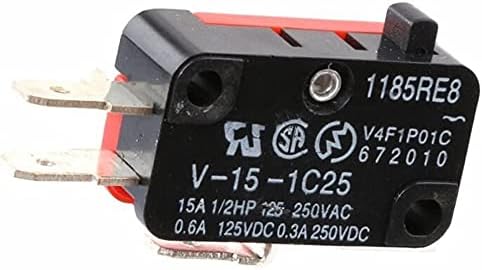 CZKE 1PCS V-15-1C25 15A Micro limite interruptor Push Button SPDT Momentário Snap Action Polchando,