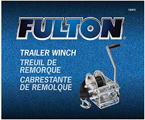Fulton 142415 guincho de velocidade dupla com alça de 20 ' - 2600 libras. Capacidade, 1 pacote