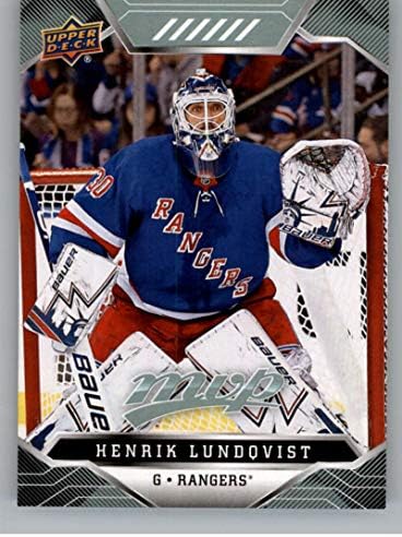 2019-20 Upper Deck MVP Hockey 201 Henrik Lundqvist New York Rangers NHL Cartão de negociação da UD