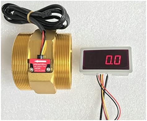 Alarmador de fluxo eletrônico DN80 2-45L/Min Sensor de fluxo de água do hall de alumínio de alumínio