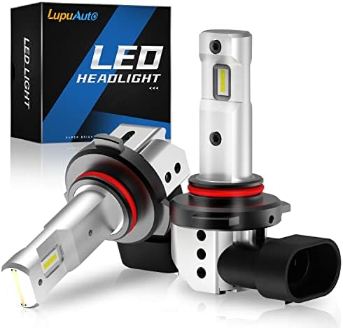 Lupuauto 2023 Atualizou 9005 lâmpadas de farol de LED, 22000lm 60W 600% BRIME