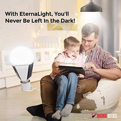 Defesa original Eternalight Recarregable Bulbs - Lâmpadas de emergência LED de backup de bateria