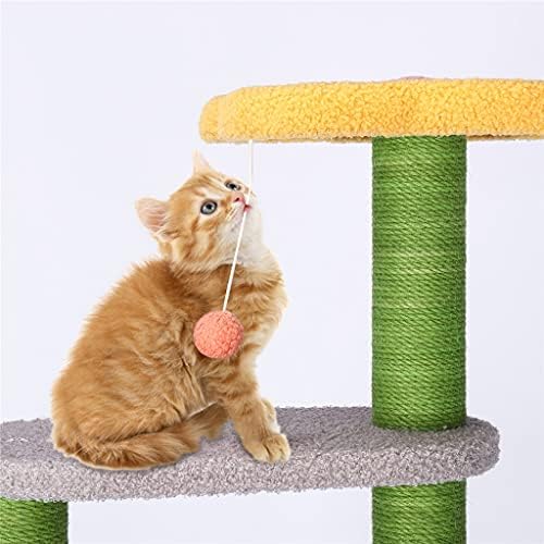 WZHSDKL GATS ESCRAÇO DE ESCRADA COM RAÇO POST POST CATOS FONITOS Toys Cats Tower Tower Jump Proteção