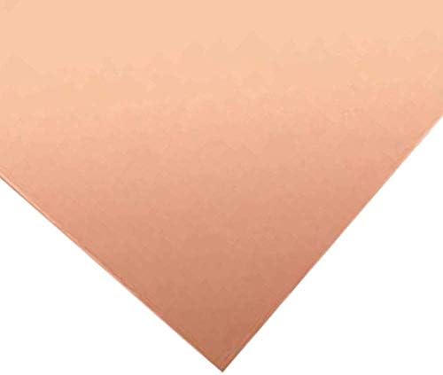 Placa de cobre roxa de folha de cobre Nianxinn 6 tamanhos diferentes para jóias, artesanato, DIY, material