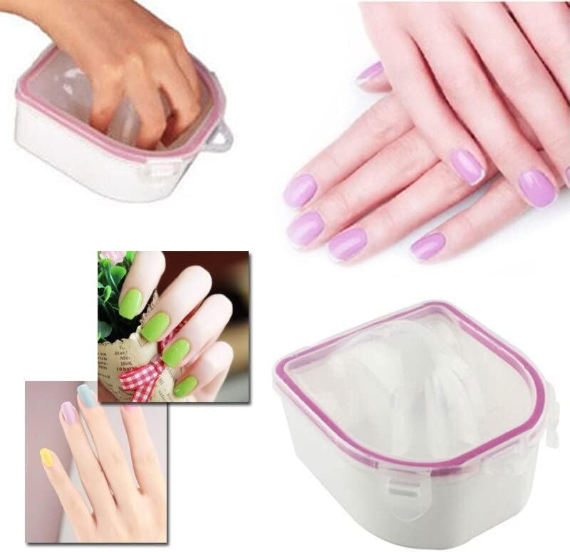 Ferramentas de manicure de tigela de bolhas suprimentos de manicure duplo plástico 泡泡碗美甲 工具 双 层