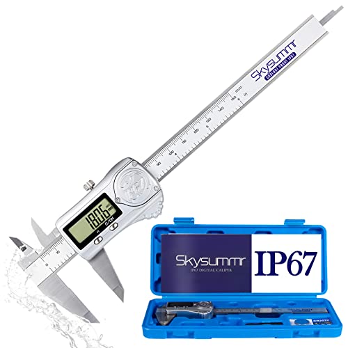 Skysummr IP67 Propertício de água eletrônica de pinça digital de pinça digital de aço inoxidável, origem absoluta,