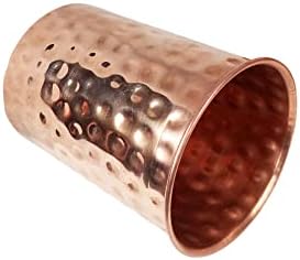 Pure Copper Tumbler de cobre água bebendo copo de cobre de vidro para armazenar e beber água para benefícios